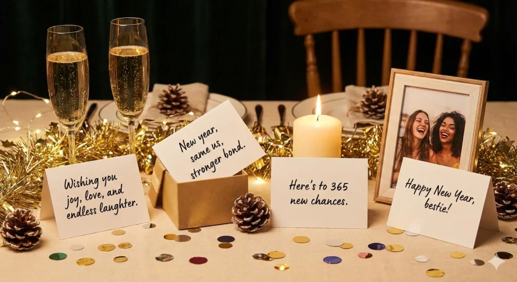 cute new year wishes for friends