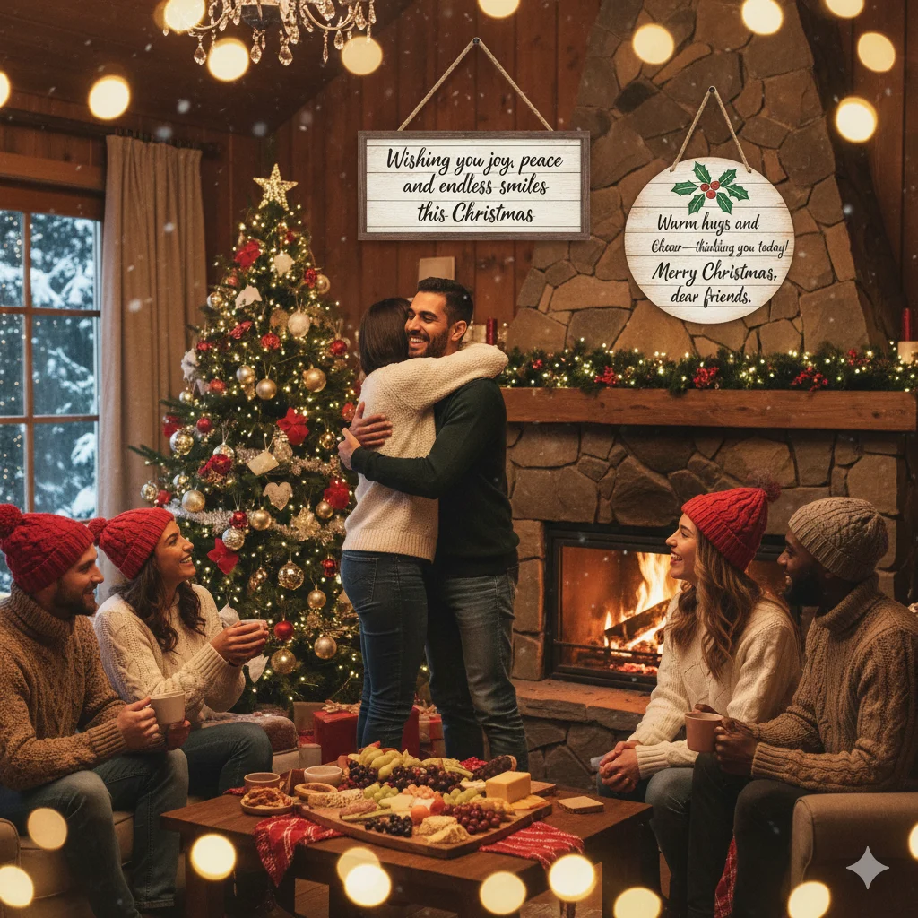 merry christmas wishes for friends