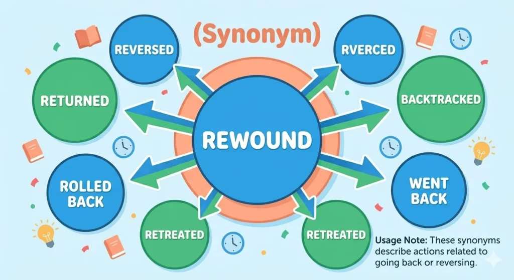 rewound or rewinded