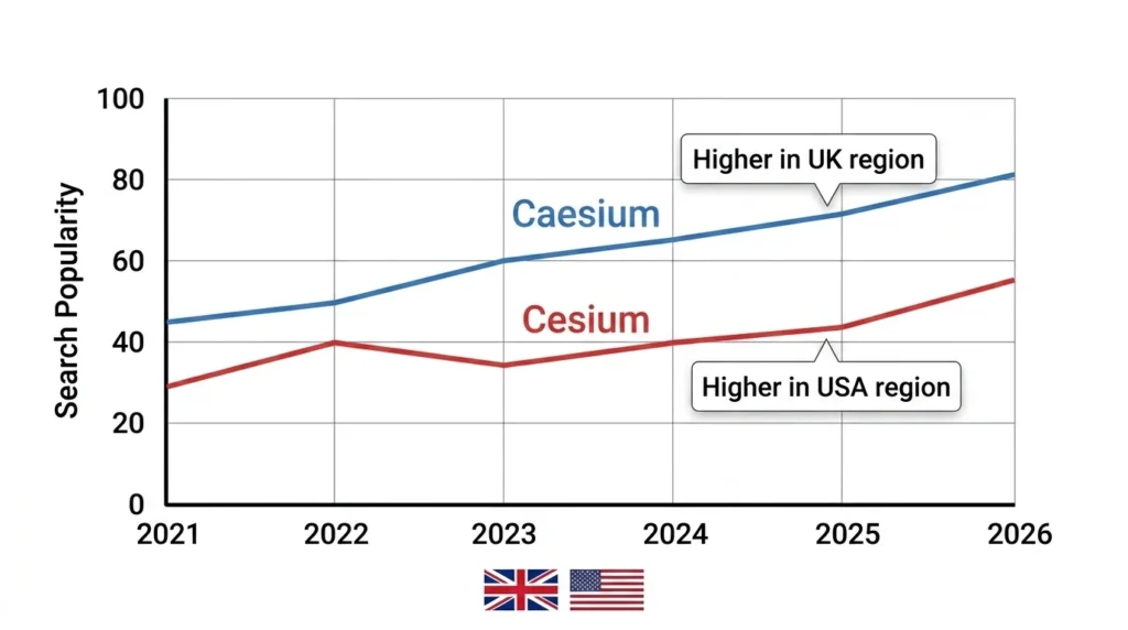caesium or cesium