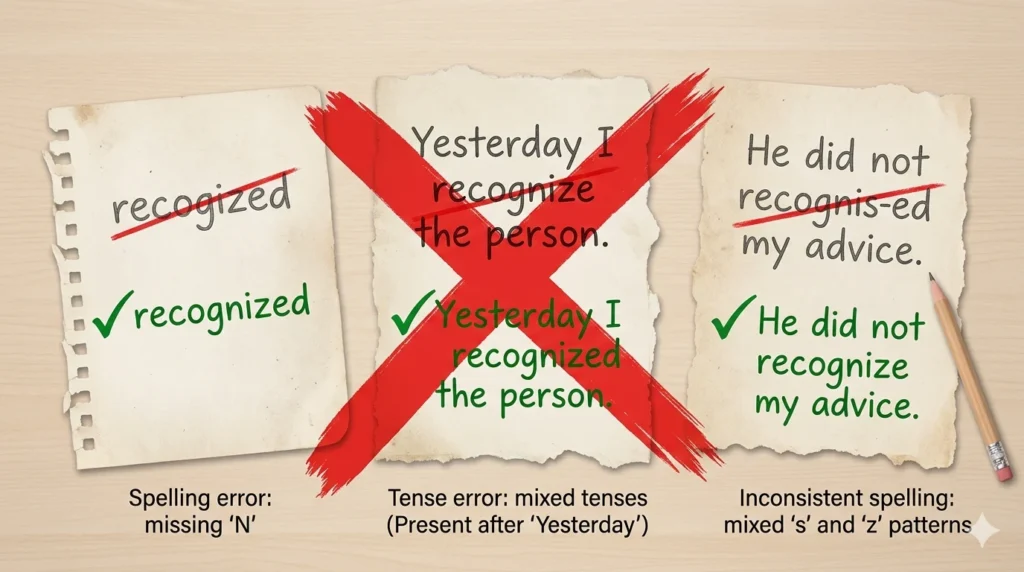 recognized or recognised