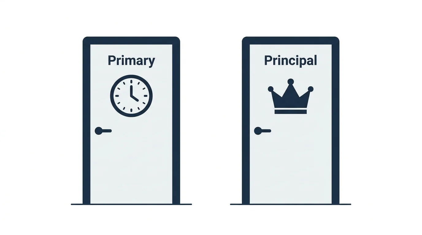 primary or principal