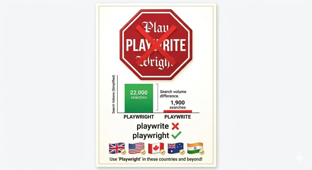 playwright or playwrite
