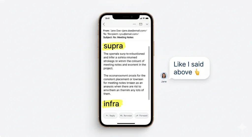 supra or infra