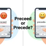 preceed or precede