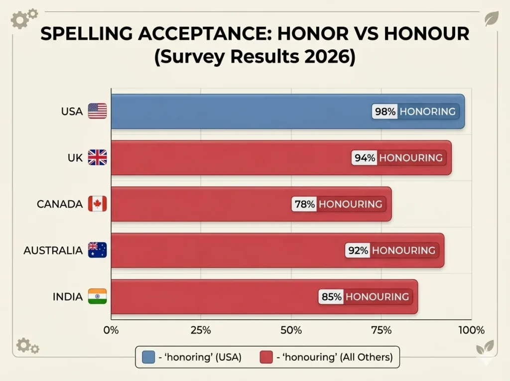 honoring or honouring