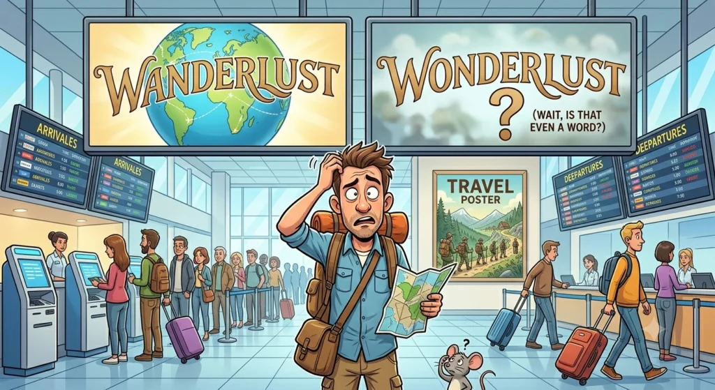 wonderlust or wanderlust