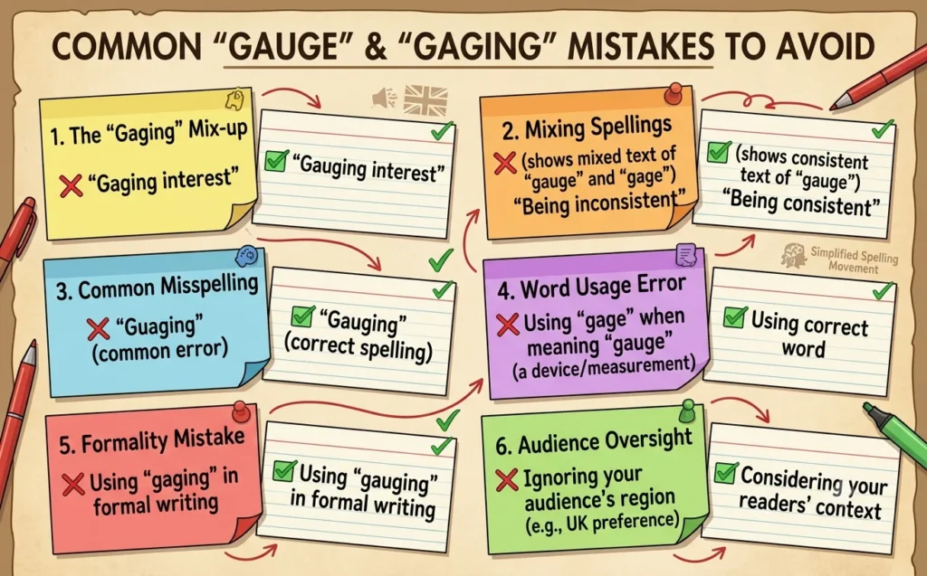 gaging or gauging