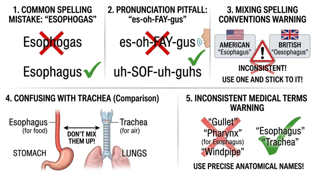 oesophagus or esophagus